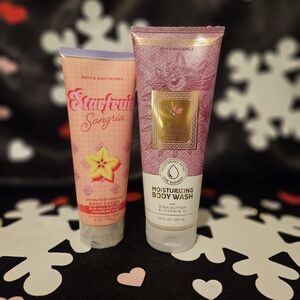 NWT Bath & Body Works Tropical 2-piece Set - Pink and Orange